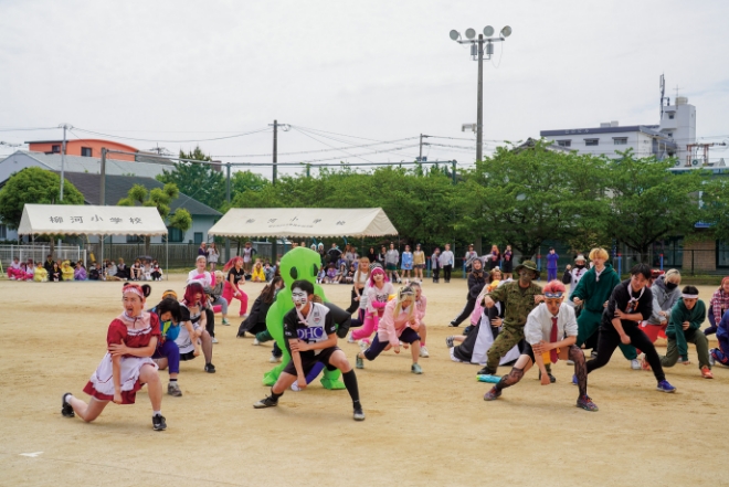 体育祭でのクラスアピール合戦 どのイベントも全力コスプレ！